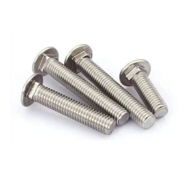 316 Din603 Mushroom Head Square Neck Bolt Full Thread