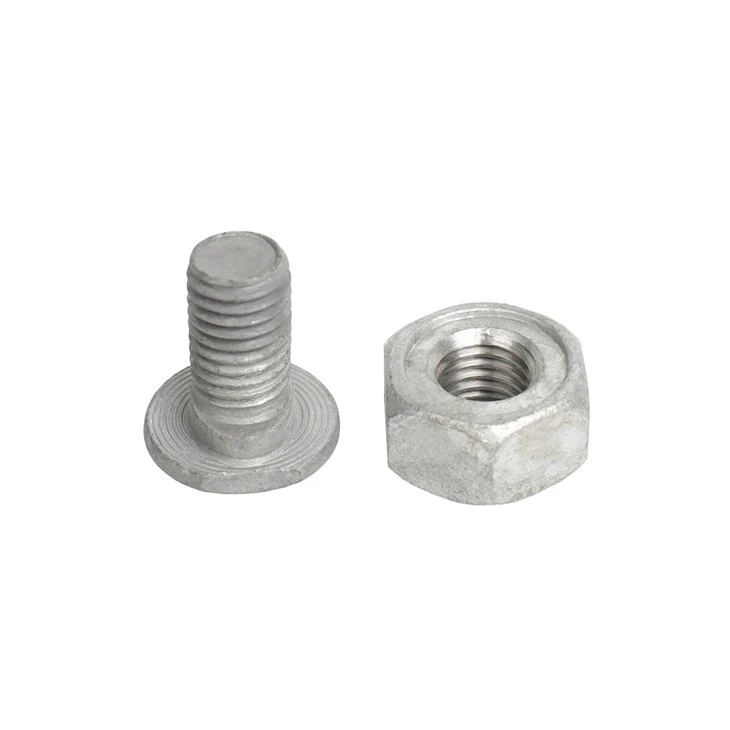 HDG Guard Rail Splice Bolts And Nuts For Highway Barrier Protection