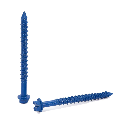Slotted Hex Washer Head Concrete Tapcon Concrete Screws