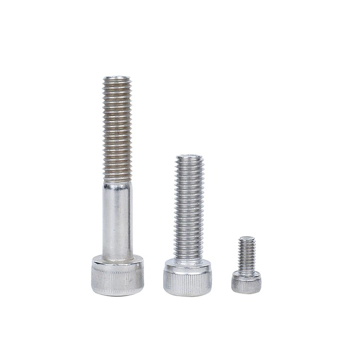 Stainless Steel Round Head With Knurl Socket Cap Screw